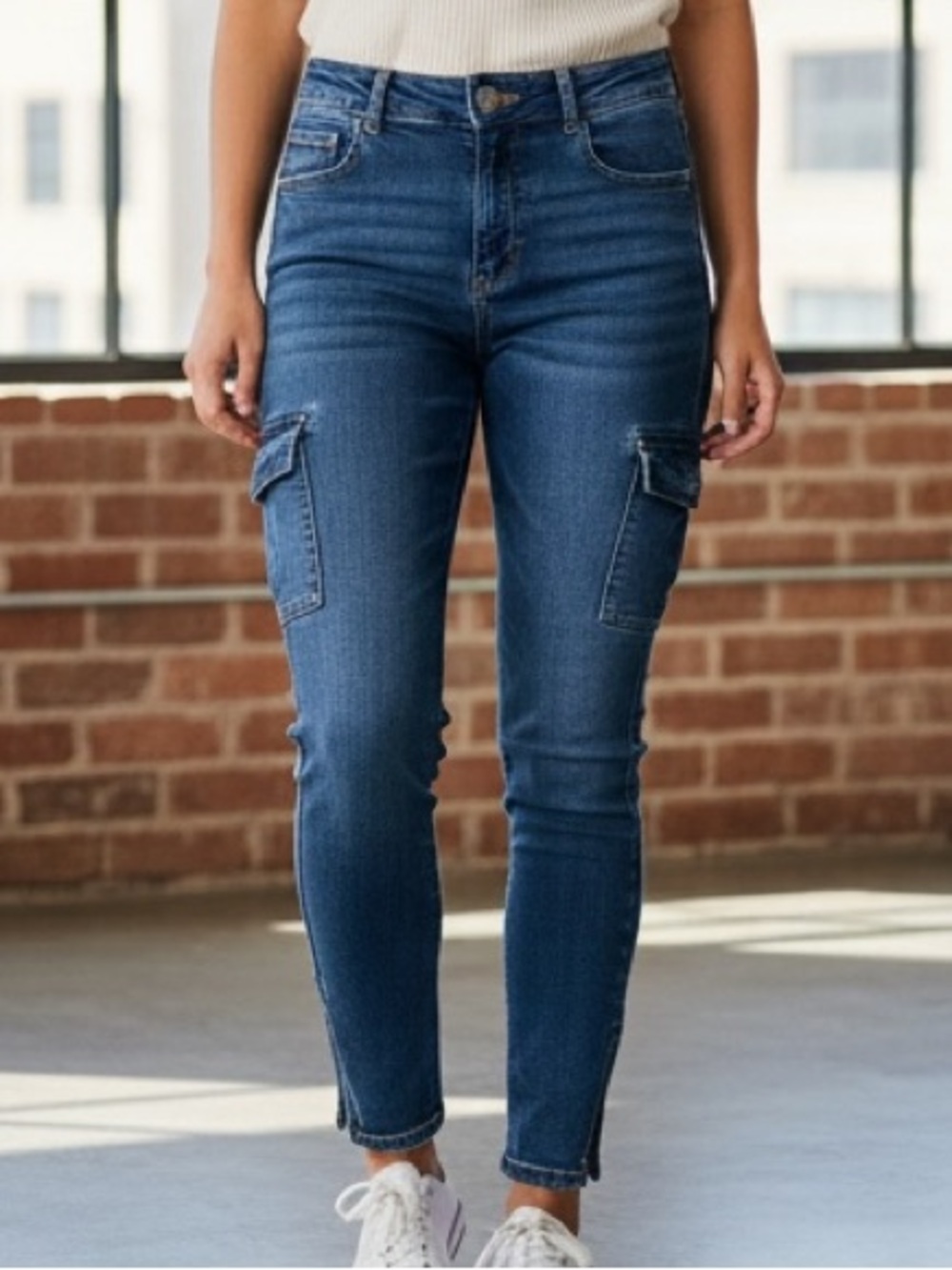 American Eagle Dark Indigo Stretch Skinny Jeans